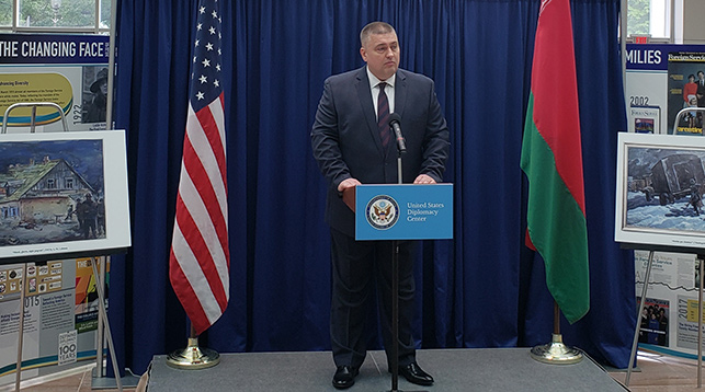 Олег Кравченко. Фото посольства Беларуси в США