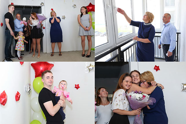 Оценить выигранную квартиру собралась вся дружная семья Бандиков – от взрослых до малышей!