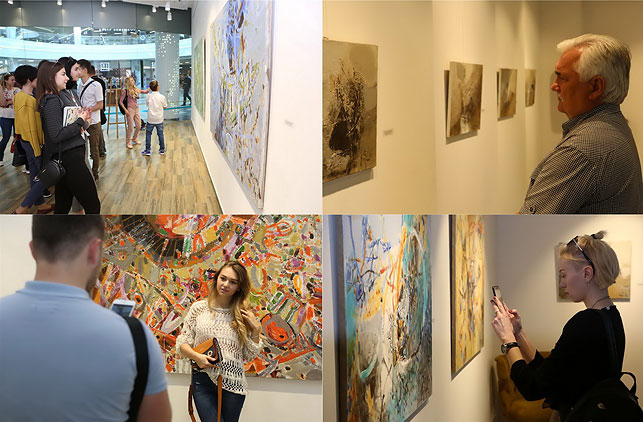 Картины мастера открывают посетителям выставки иной мир - мир, который видит художник