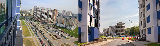 Многочисленные гостевые парковки, 9-ти уровневый паркинг на 794 места в шаговой доступности - важный факт для современных минчан