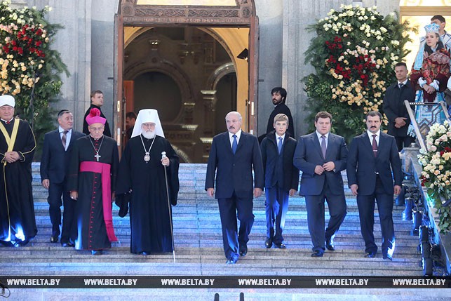 Торжественная церемония "Молитва за Беларусь", 2015 год