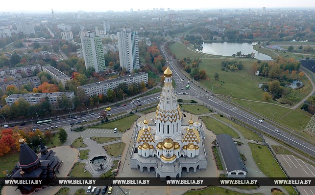 Храм-памятник в честь Всех Святых в Минске, 2018 год