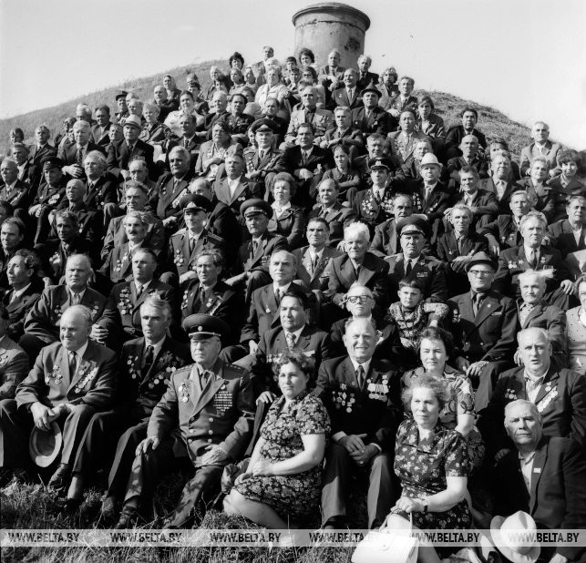 Встреча ветеранов 4-ой армии в Брестской крепости-герое, 1976 г.