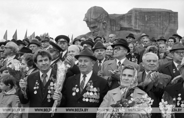 Ветераны войны в Брестской крепости, 1984 г.