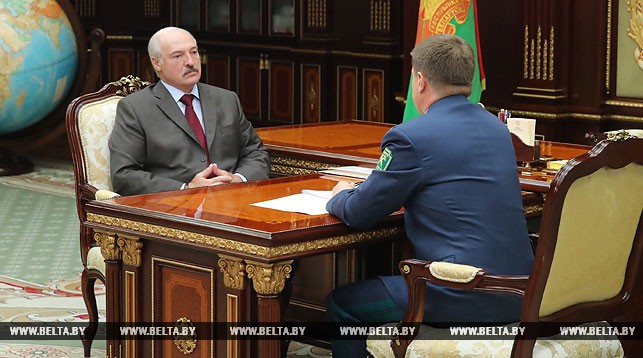 Александр Лукашенко и Юрий Сенько