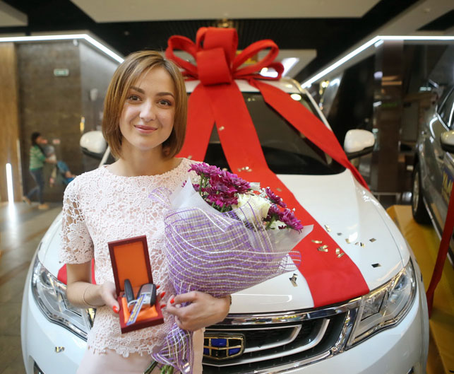Юлия Клачек выиграла новенький автомобиль всего за два тура! "Если бы не выигрыш, могла бы о таком только мечтать!"