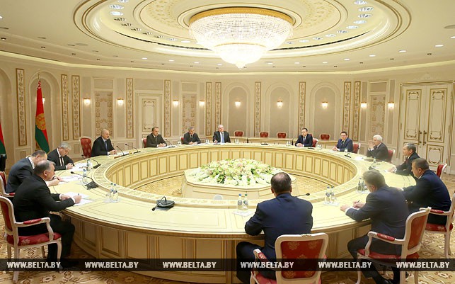 Во время встречи Александра Лукашенко с Алексеем Кокориным