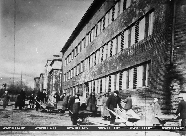 Восстановление Брестской областной больницы. 1948 год