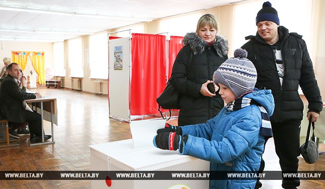 Во время голосования на участке №19 Московского района Минска