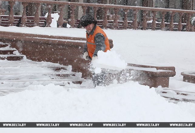 Уборка снега в Витебске
