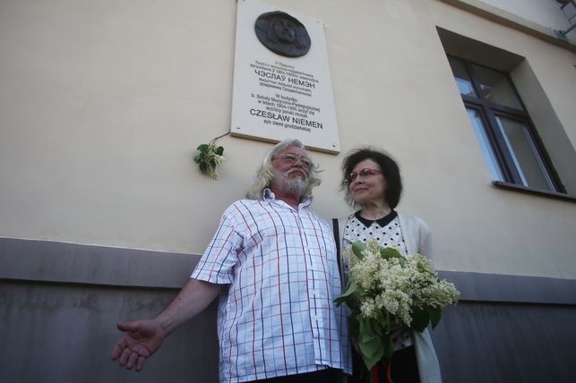 Владимир Пантелеев и вдова Чеслава Немена Малгожата