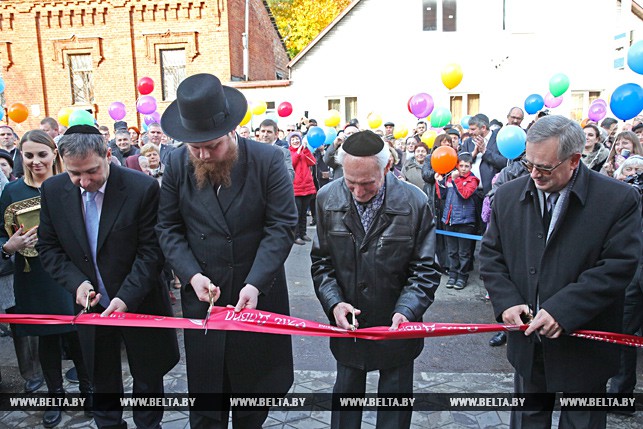 На церемонии открытия синагоги