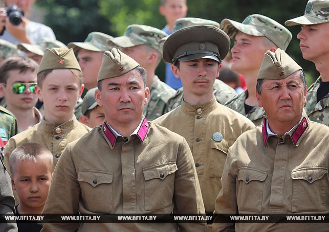Во время встречи участников бронепробега в Орше