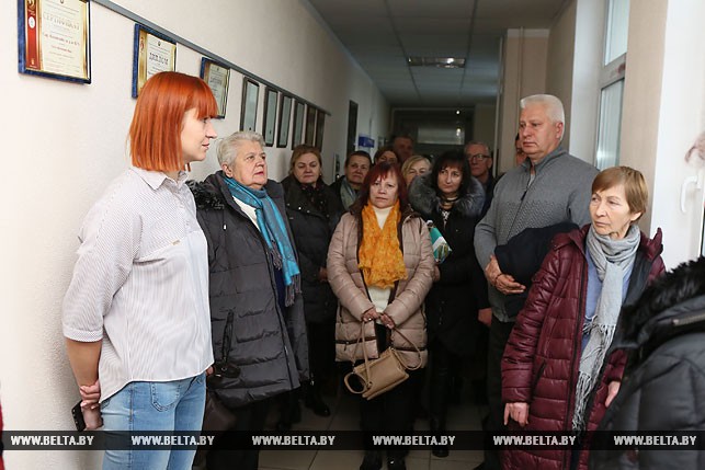 Экскурсия группы туристов из Литвы на ОАО "Молочный мир"