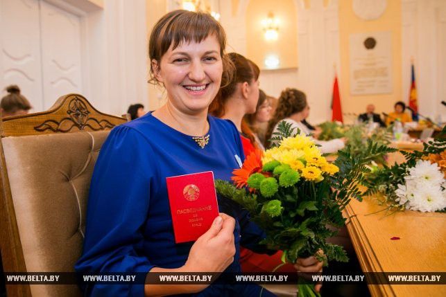 Марина Тарасевич награждена орденом Матери