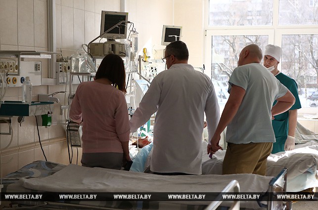 Пострадавших во время инцидента на Скидельском сахарном комбинате доставили в УЗ "Городская клиническая больница скорой медицинской помощи г. Гродно"