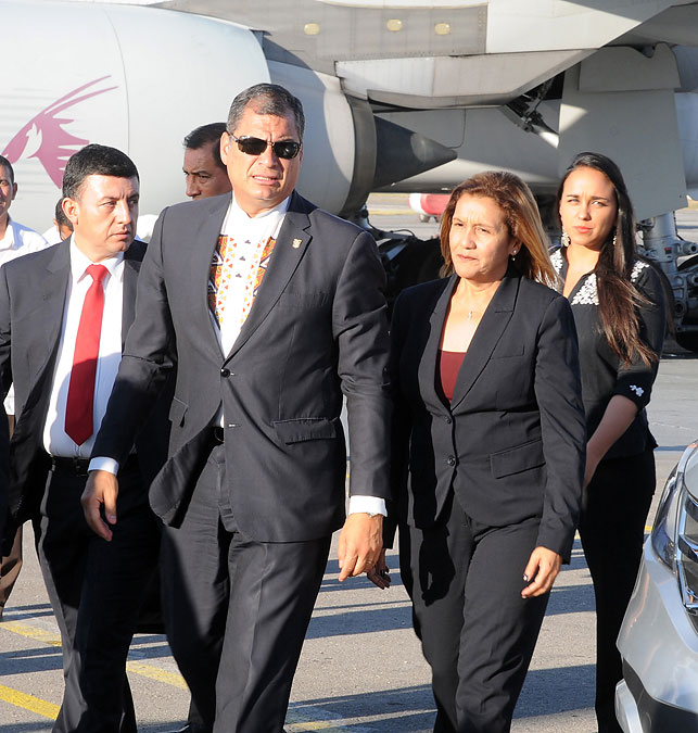 Президент Эквадора Рафаэль Корреа. Фото Prensa Latina Fotos