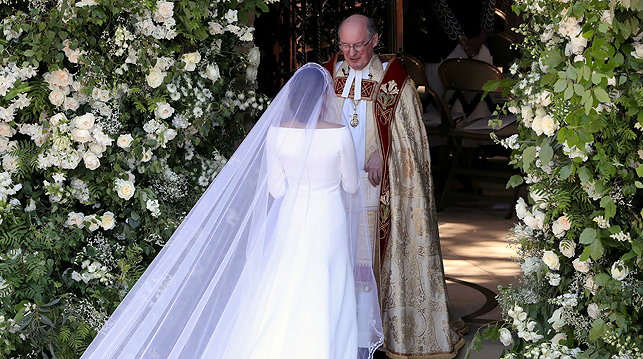 Меган Маркл прибывает на свадебную церемонию. Фото Reuters