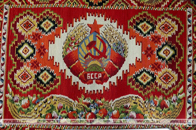 Ковер к юбилею И.Сталина. Изготовлен Витебским ковровым комбинатом в 1958 году