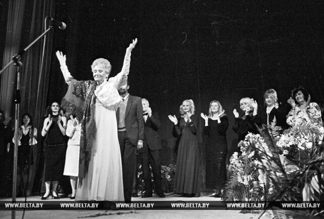 Вечер, посвященный 75-летию народной артистки СССР А.Климовой. 1 октября 1996 года