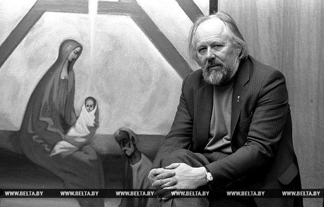 Народный художник Беларуси Гавриил Ващенко. Февраль 1993 года