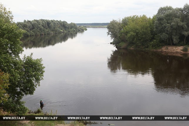 Река Друть в Рогачеве
