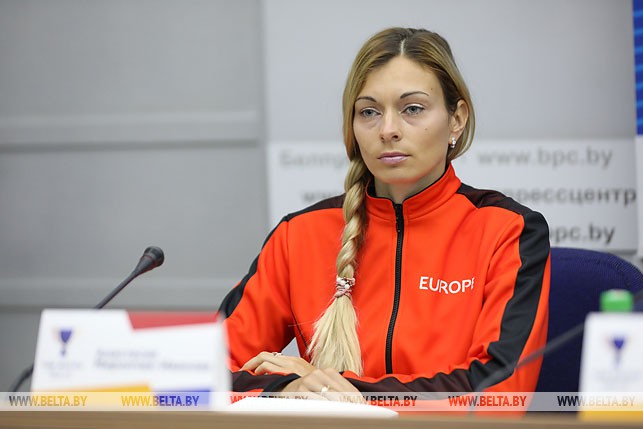 Белорусская легкоатлетка Анастасия Мирончик-Иванова