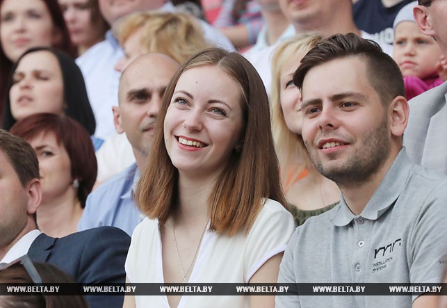 Во время церемонии открытия. Фото Николая Петрова