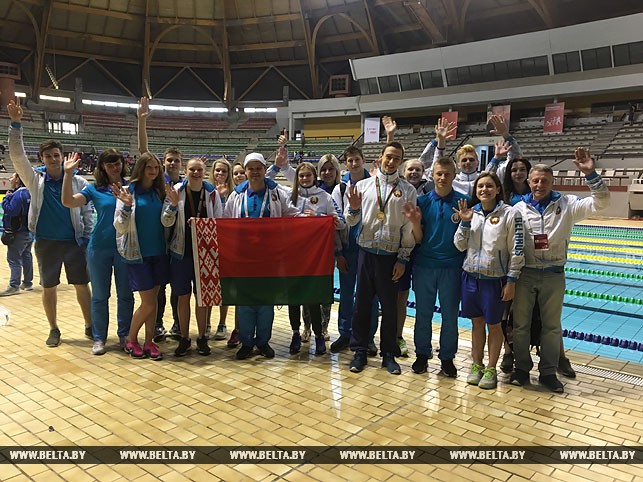 Сборная Беларуси по плаванию на Всемирной летней гимназиаде