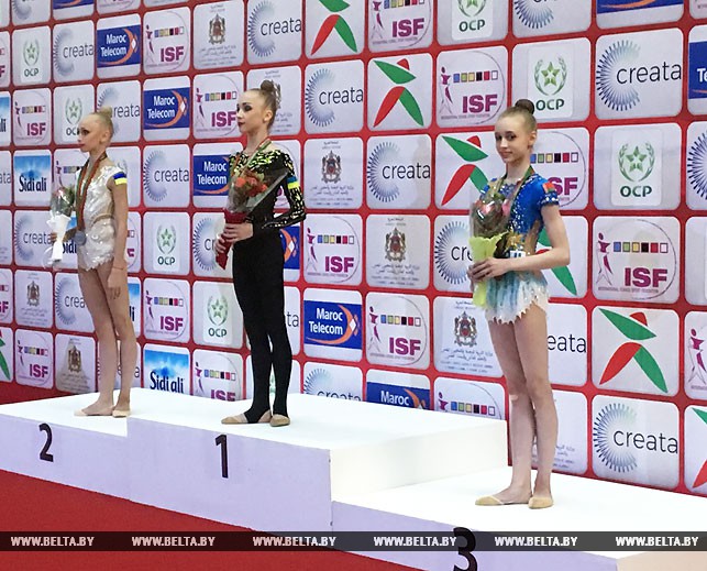 Алина Лапицкая заняла третье место в личном многоборье