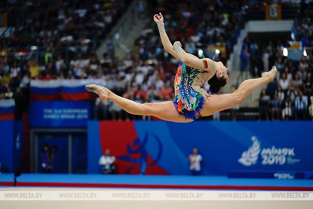 Екатерина Галкина выиграла серебро II Европейских игр в упражнении с обручем