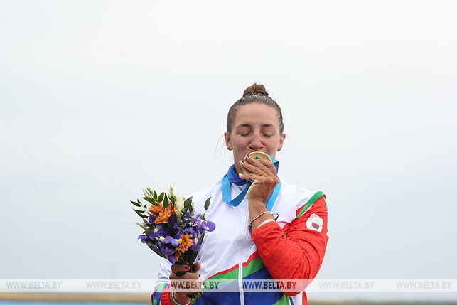 Ольга Худенко завоевала золото в гребле на байдарке