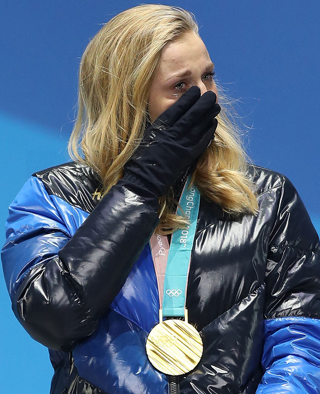 Олимпийская чемпионка по лыжным гонкам Стина Нильссон (Швеция). Фото Синьхуа