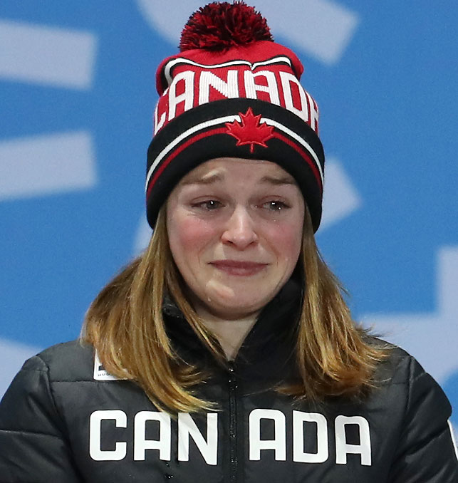 Канадская конькобежка Ким Бутен - бронзовый призер в женской гонке на 500. Фото Yonhap