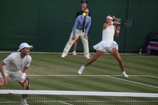 Джейми Маррей и Виктория Азаренко. Фото Белорусской теннисной федерации