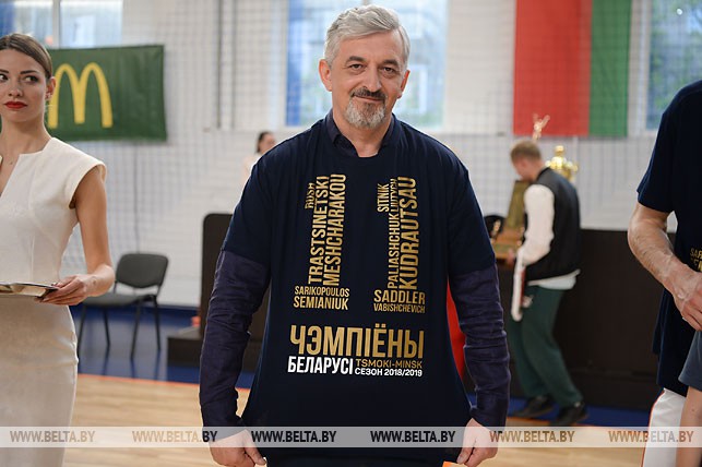 Генеральный директор баскетбольного клуба "Цмоки-Минск" Юрий Шакола