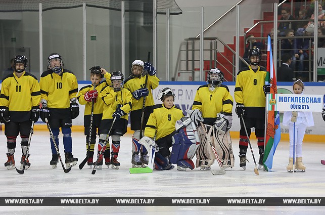 Хоккеисты из Могилевской области на открытии турнира