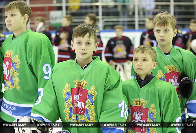 Хоккеисты из Витебской области на открытии турнира