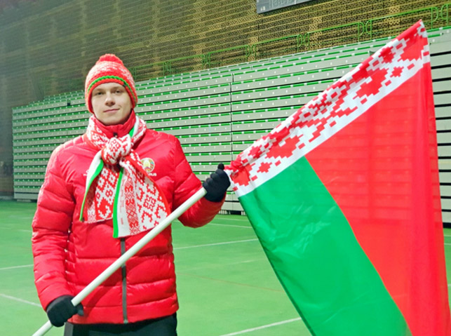 Капитан белорусской команды Кирилл Буйнич