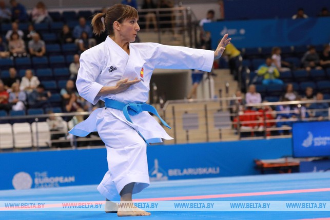 Сандра Санчес (Испания) завоевала золотую медаль в карате в дисциплине "ката"