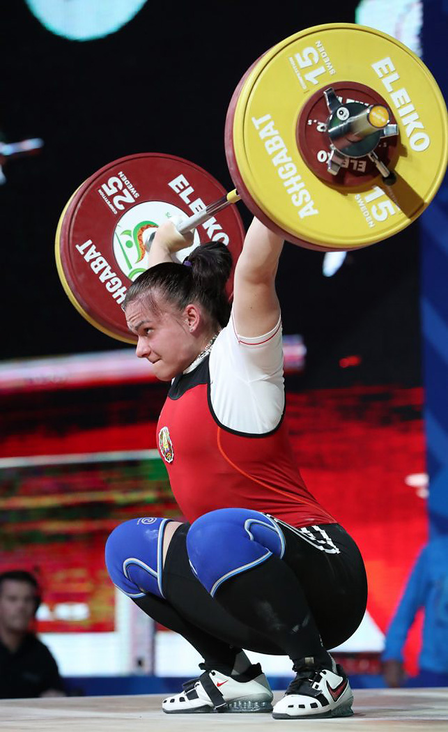 Дарья Наумова. Фото Международной федерации тяжелой атлетики