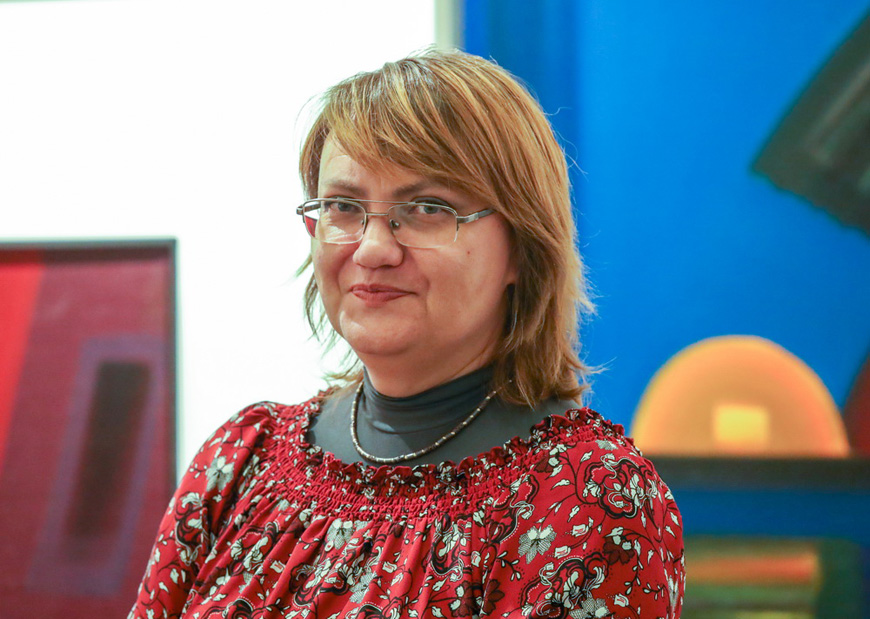 Заведующая отделом современного белорусского искусства Национального художественного музея Республики Беларусь Ольга Архипова
