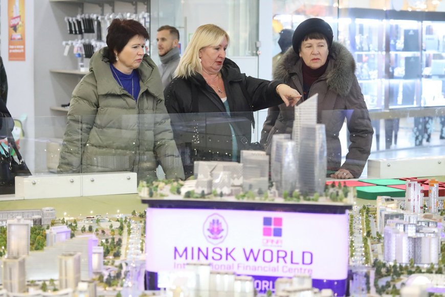 Недавно прошла акция "День и ночь продаж" и квартиры в комплексе "Минск Мир" вызвали ажиотажный спрос