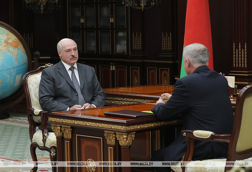 Александр Лукашенко и Станислав Зась