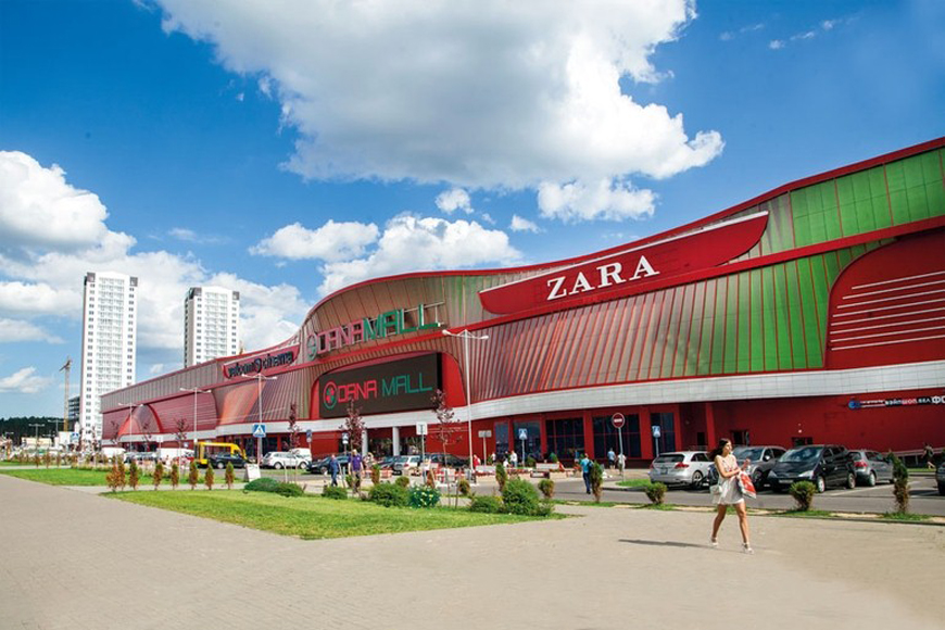 Крупнейший в Беларуси торгово-развлекательный центр Dana Mall - рай для приятного шопинга и самых разнообразных развлечений