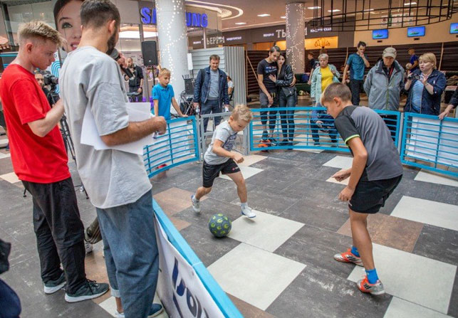 В Dana Mall состоялся чемпионат Беларуси по футбольному фристайлу