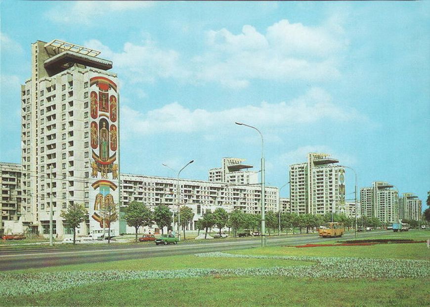 Раньше район станции метро "Восток" в Минске выглядел совсем иначе