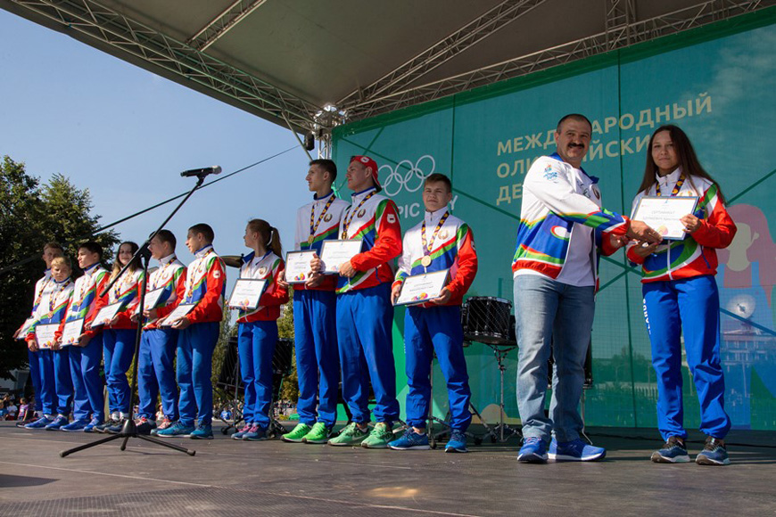 Награды для призеров Европейского юношеского олимпийского фестиваля