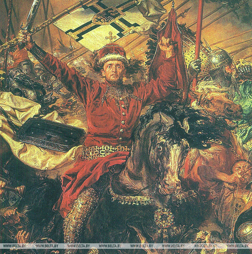 Великий князь литовский Витовт. Фрагмент картины “Грюнвальдская битва”. Я. Матейко, 1878 г.