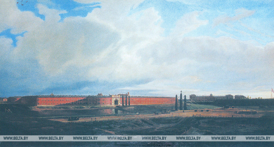 Крепость Брест-Литовск в 1840 г. М.Залесский, 1840 г. (Музей героической обороны Брестской крепости)